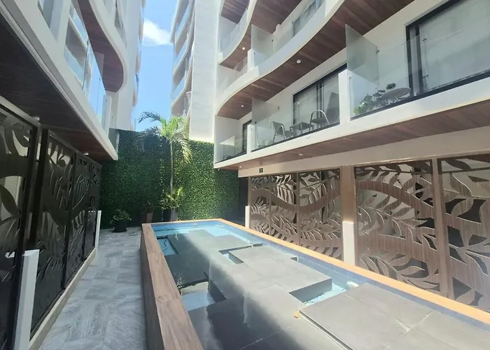 Relajate En La Playa Y La Piscina Con Vista Al Mar Apartment Playa del Carmen