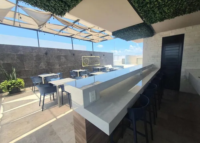 Relajate En La Playa Y La Piscina Con Vista Al Mar Playa del Carmen