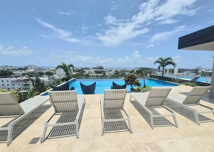 Relajate En La Playa Y La Piscina Con Vista Al Mar * Playa del Carmen